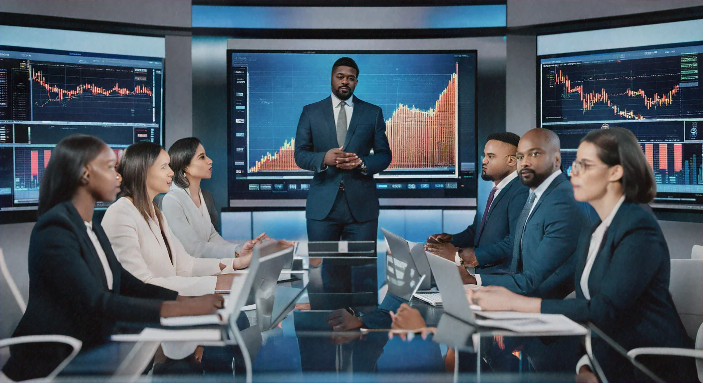 Market volatility concept