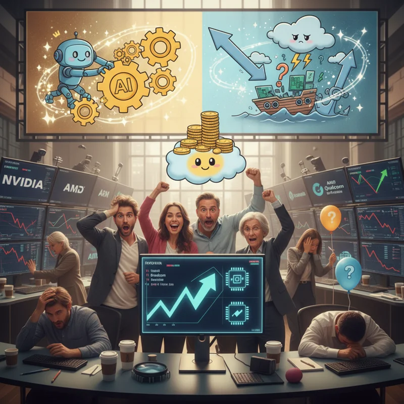 Alphabet's Massive AI Spending Boosts Nvidia, Broadcom While Other Tech Stocks Plunge on Guidance Concerns