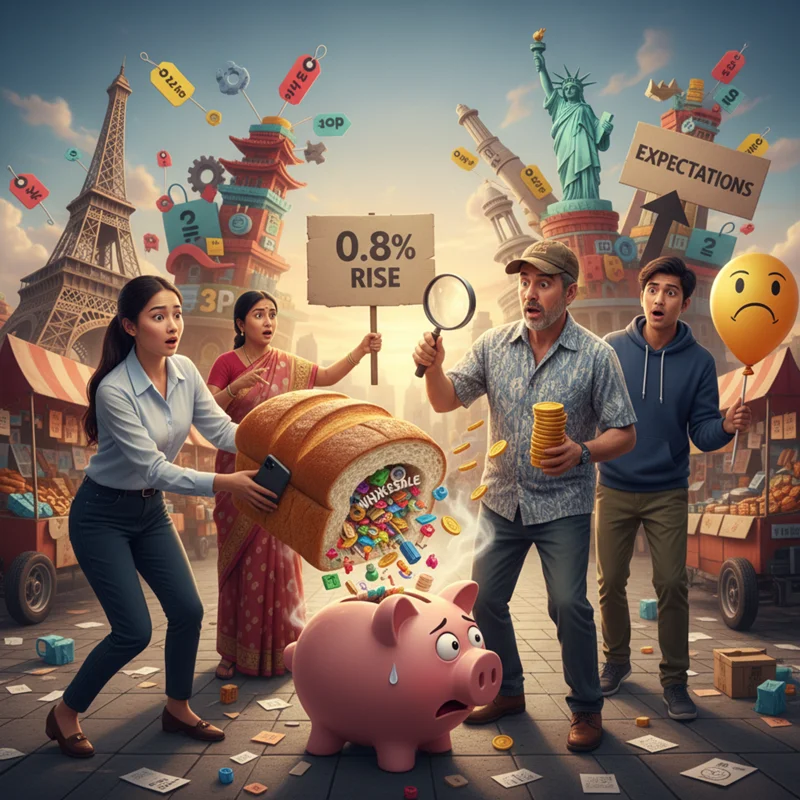 Core wholesale prices rose 0.8% in January, much more than expected