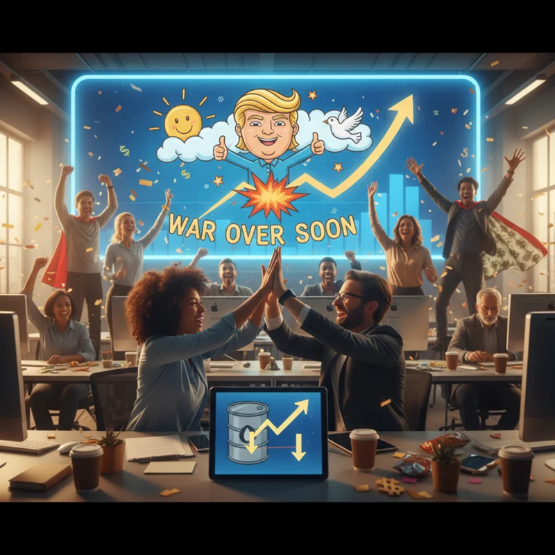 Trump's 'War Over Soon' Remark Ignites Market Rebound, Predicts Lower Oil Prices