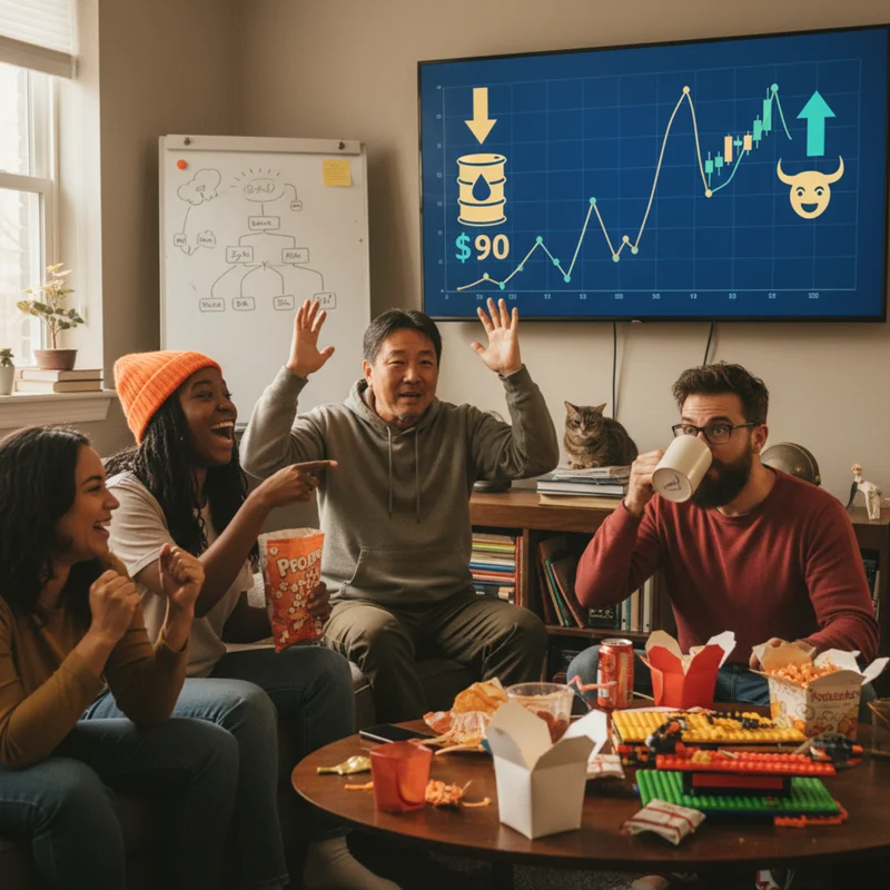 U.S. Stocks Stage Dramatic Reversal, Erasing Losses as Oil Prices Plunge from $120 to Below $90