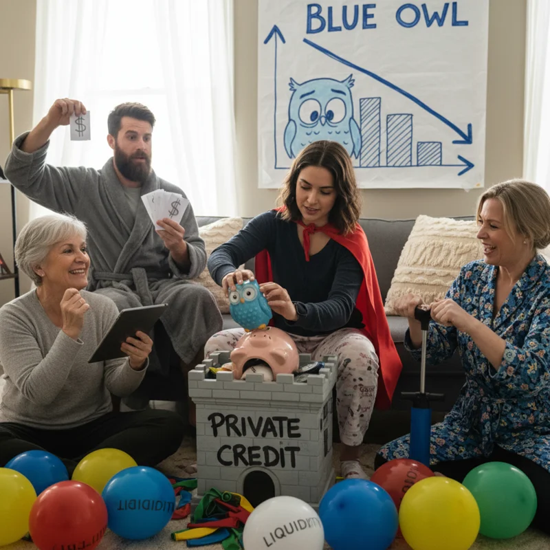 Blue Owl caps private credit redemptions amid liquidity squeeze