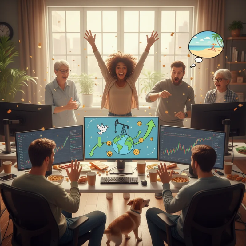 U.S.-Iran ceasefire triggers global relief rally as oil prices retreat