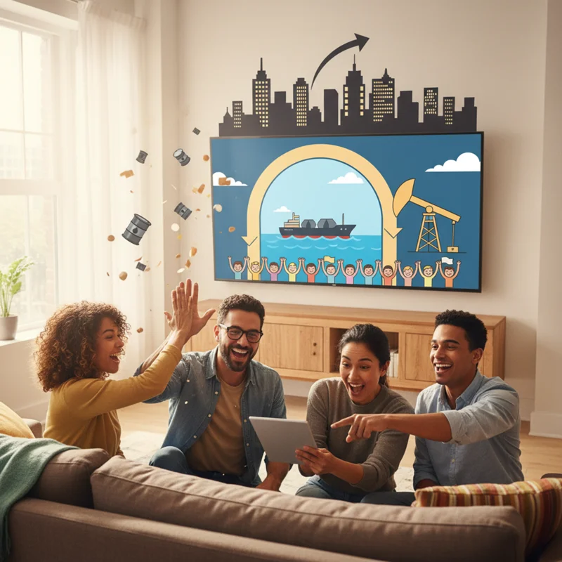 Oil prices drop 9% and Wall Street rallies to a record after Iran reopens the Strait of Hormuz