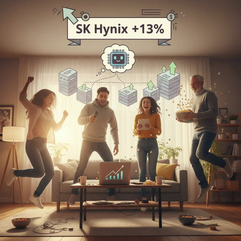 SK Hynix shares rally 13% after US tech firms signal strong AI spending plans