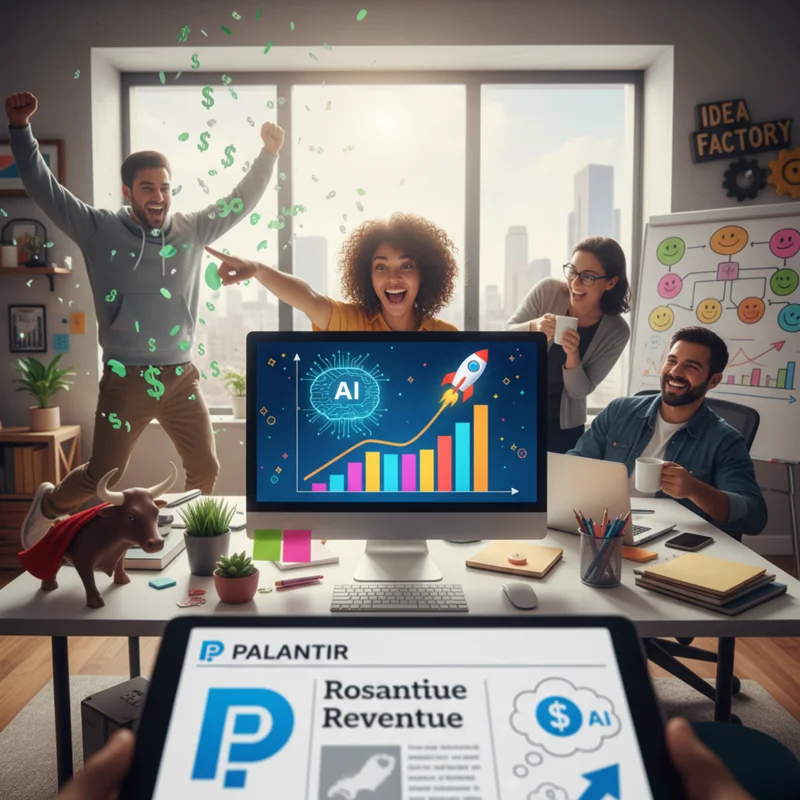 Palantir surges on 85% revenue growth, signaling AI monetization