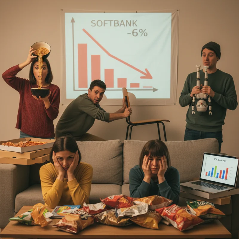 Tech stock sell-off accelerates; SoftBank drops 6% as investors sour on AI-linked names