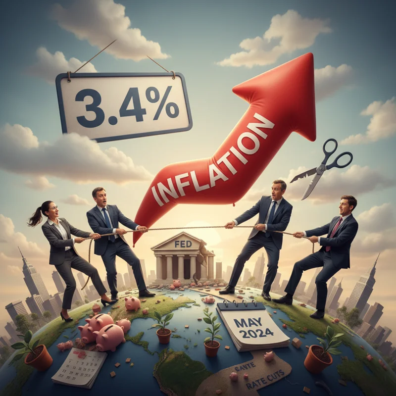 Core inflation hits 3.4% in May; Fed rate cut hopes dim