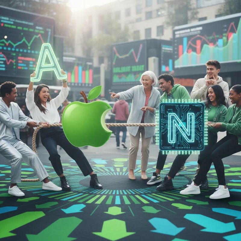 Apple, Nvidia vie for title of world's most valuable company