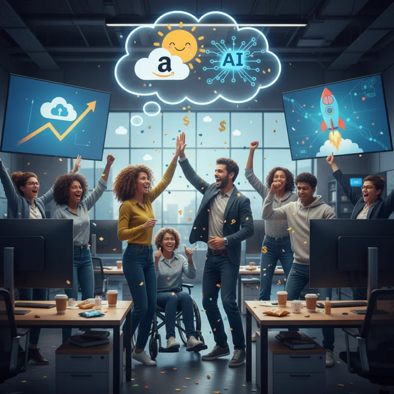 Amazon soars as cloud revenue surge allays fears over ballooning AI bets
